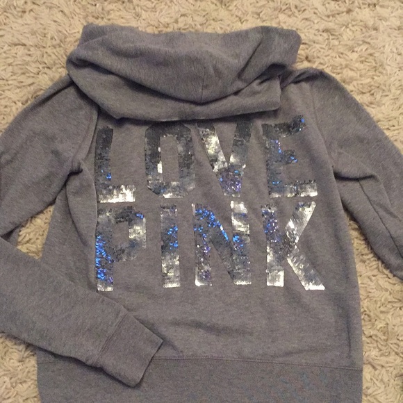 PINK Victoria's Secret Tops - Zip up sweatshirt VS Pink
